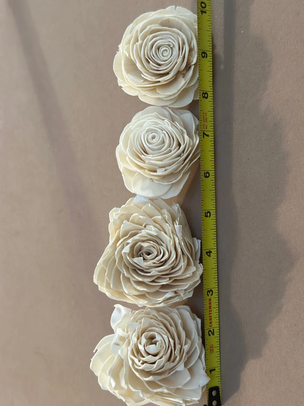 Wood Sola Flowers - bag of 25 for weddings crafts SECONDS IMPERFECT READ DESCRIP